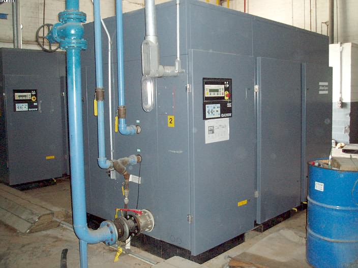 ATLAS COPCO Air Compressors, 350 hp,